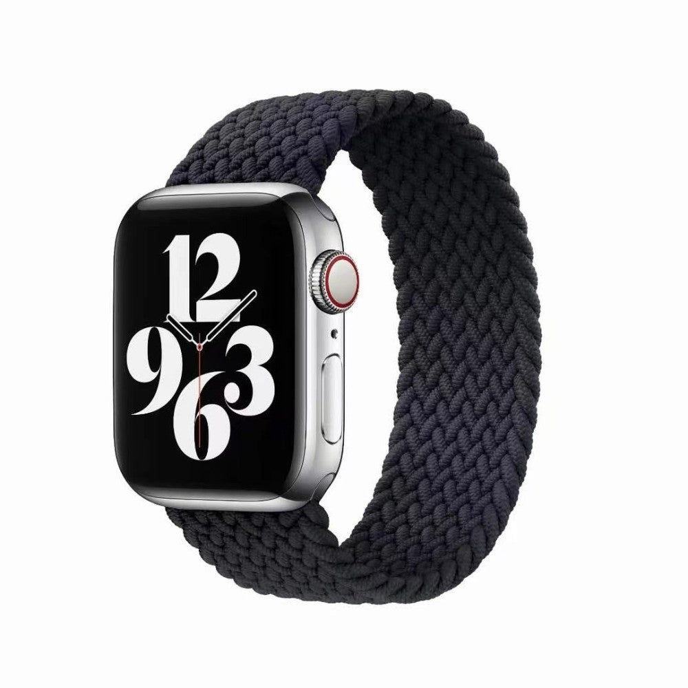 Curea Braided Breeze - Apple Watch 1/2/3/4/5/6/7/8/9/SE/Ultra 1/Ultra 2 - 42/44/45/49 MM - XS - Black