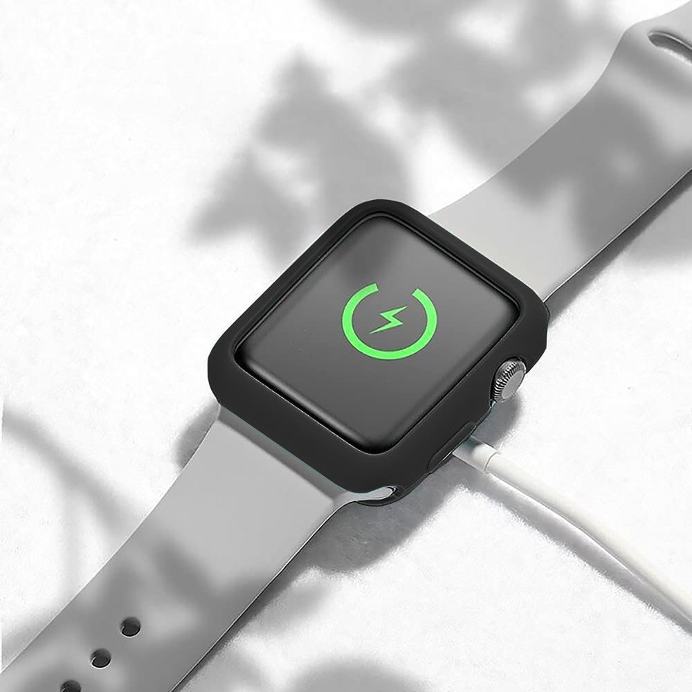 Carcasa Soft Silicone - Apple Watch 1/2/3 - 38MM - Negru