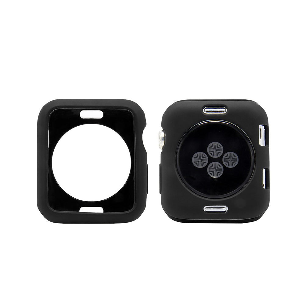 Carcasa Soft Silicone - Apple Watch 1/2/3 - 38MM - Negru