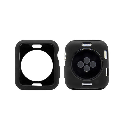 Carcasa Soft Silicone - Apple Watch 1/2/3 - 38MM - Negru