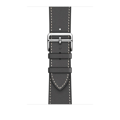 Curea Leather Elegance - Apple Watch 1/2/3/4/5/6/7/8/9/SE - 38/40/41 MM - Dark Gray