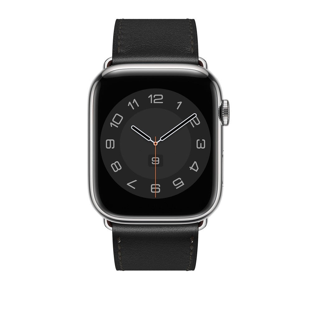 Curea Leather Elegance - Apple Watch 1/2/3/4/5/6/7/8/9/SE - 38/40/41 MM - Black
