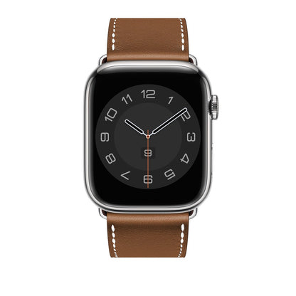 Curea Leather Elegance - Apple Watch 1/2/3/4/5/6/7/8/9/SE/Ultra 1/Ultra 2 - 42/44/45/49 MM - Brown