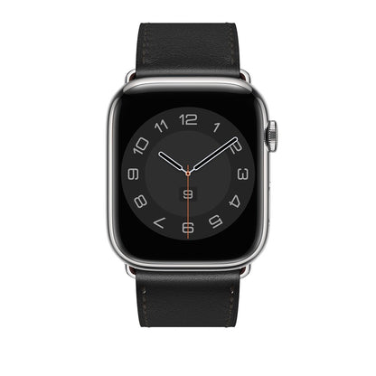 Curea Leather Elegance - Apple Watch 1/2/3/4/5/6/7/8/9/SE/Ultra 1/Ultra 2 - 42/44/45/49 MM - Black