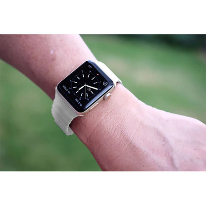 Curea Leather Loop Heritage - Apple Watch 1/2/3/4/5/6/7/8/9/SE - 38/40/41 MM - White