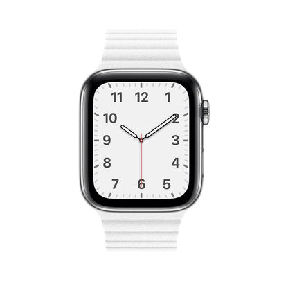 Curea Leather Loop Heritage - Apple Watch 1/2/3/4/5/6/7/8/9/SE - 38/40/41 MM - White