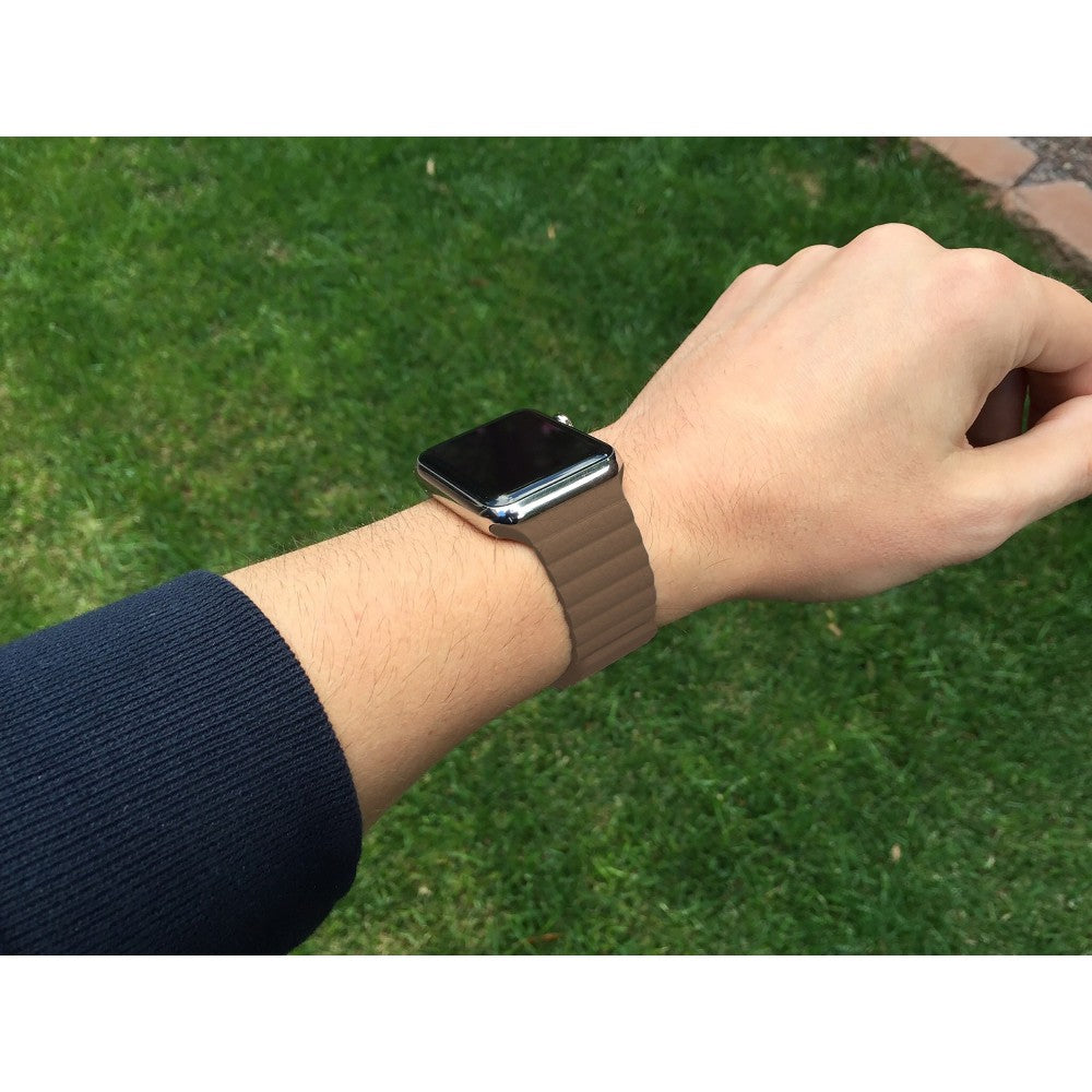 Curea Leather Loop Heritage - Apple Watch 1/2/3/4/5/6/7/8/9/SE - 38/40/41 MM - Brown
