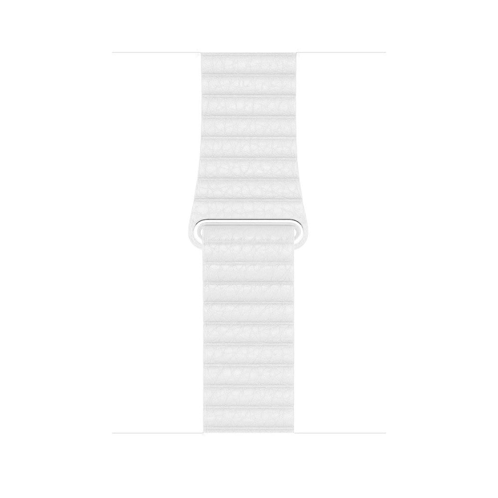 Curea Leather Loop Heritage - Apple Watch 1/2/3/4/5/6/7/8/9/SE/Ultra 1/Ultra 2 - 42/44/45/49 MM - White