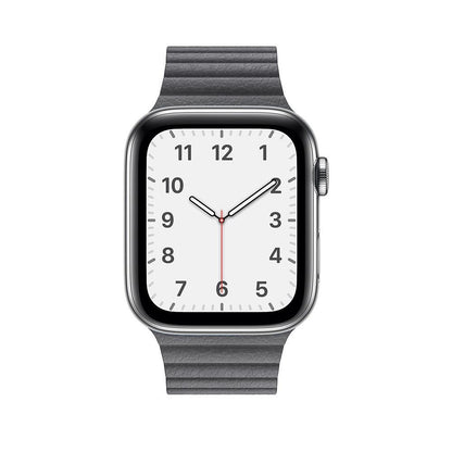 Curea Leather Loop Heritage - Apple Watch 1/2/3/4/5/6/7/8/9/SE/Ultra 1/Ultra 2 - 42/44/45/49 MM - Dark Gray