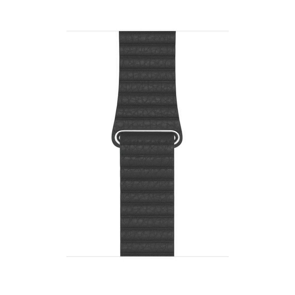 Curea Leather Loop Heritage - Apple Watch 1/2/3/4/5/6/7/8/9/SE/Ultra 1/Ultra 2 - 42/44/45/49 MM - Black