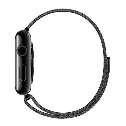 Curea Milanese Classic - Apple Watch 1/2/3/4/5/6/7/8/9/SE - 38/40/41 MM - Carbon Black