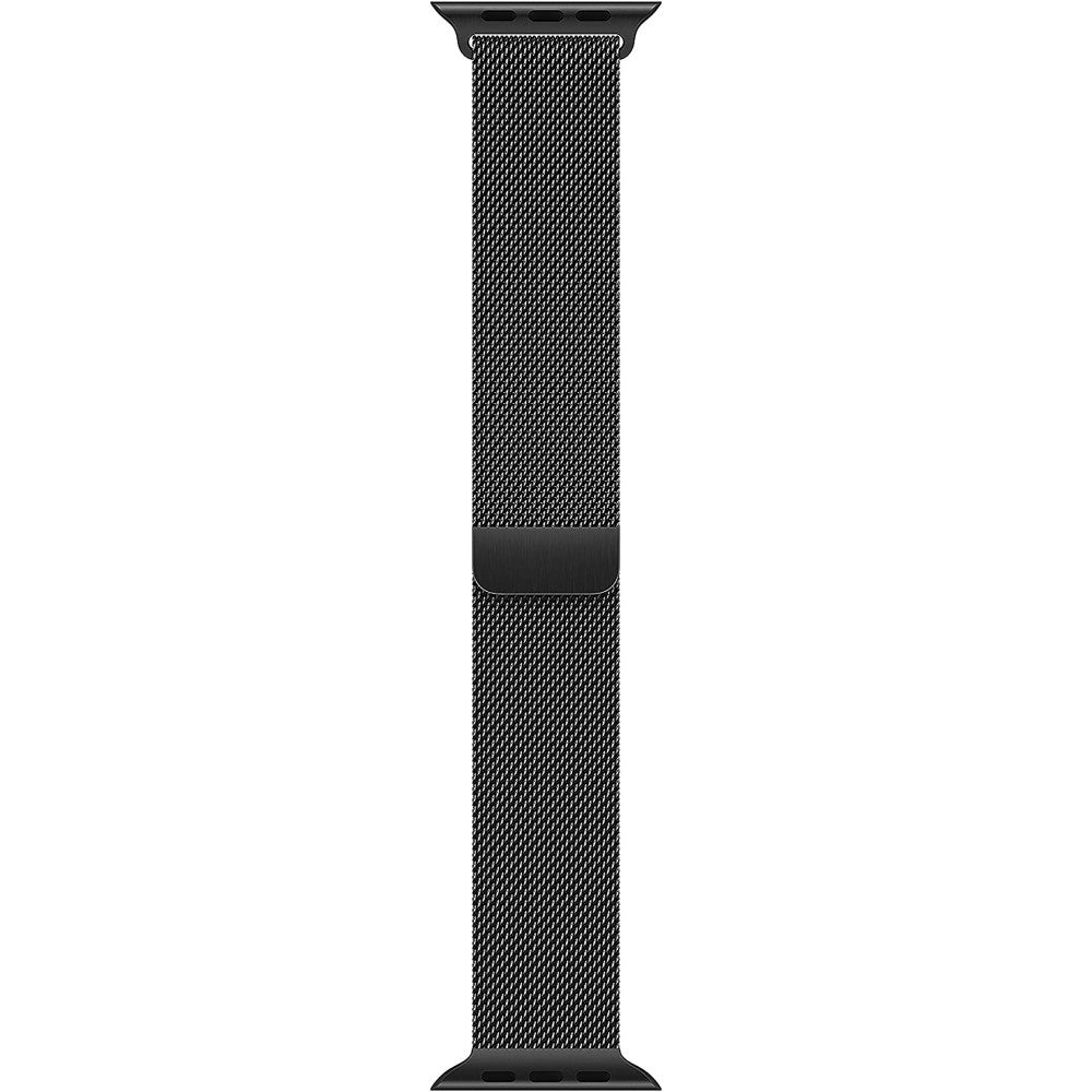 Curea Milanese Classic - Apple Watch 1/2/3/4/5/6/7/8/9/SE - 38/40/41 MM - Carbon Black
