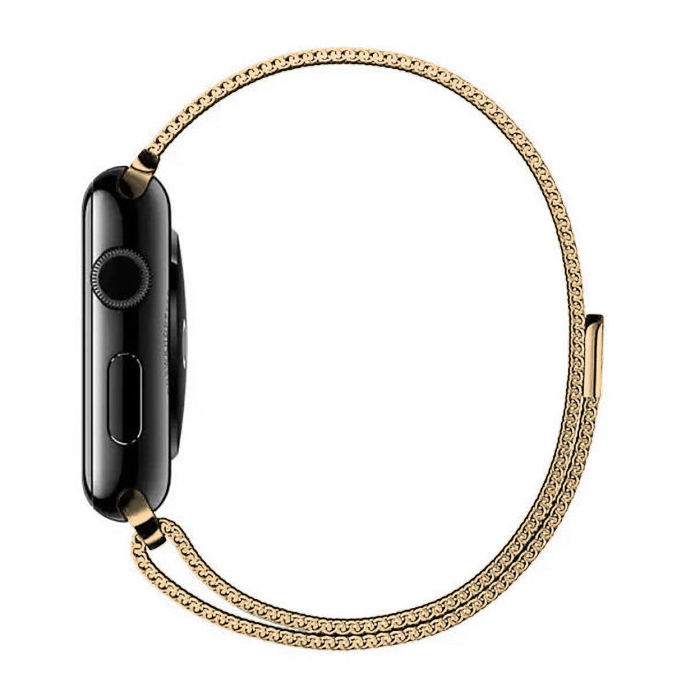 Curea Milanese Classic - Apple Watch 1/2/3/4/5/6/7/8/9/SE/Ultra 1/Ultra 2 - 42/44/45/49 MM - Champagne