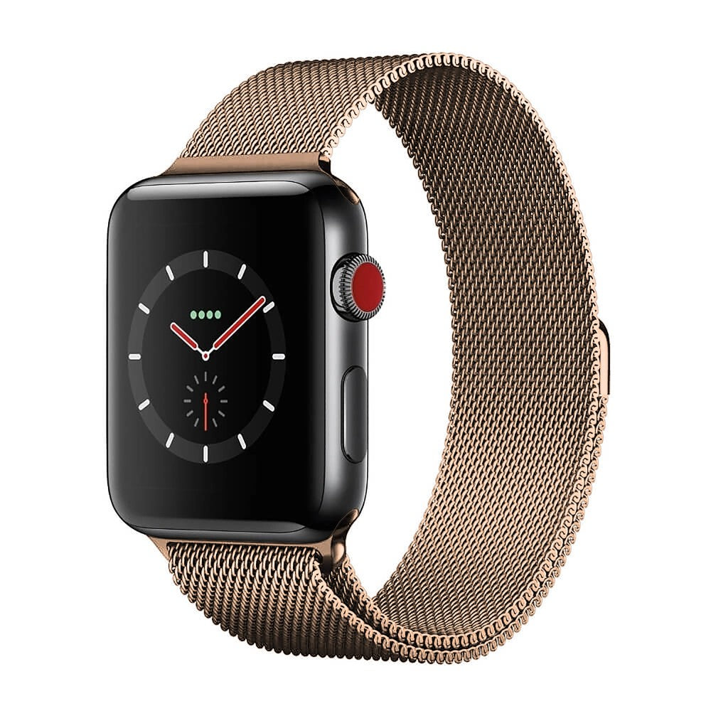 Curea Milanese Classic - Apple Watch 1/2/3/4/5/6/7/8/9/SE/Ultra 1/Ultra 2 - 42/44/45/49 MM - Rose Gold