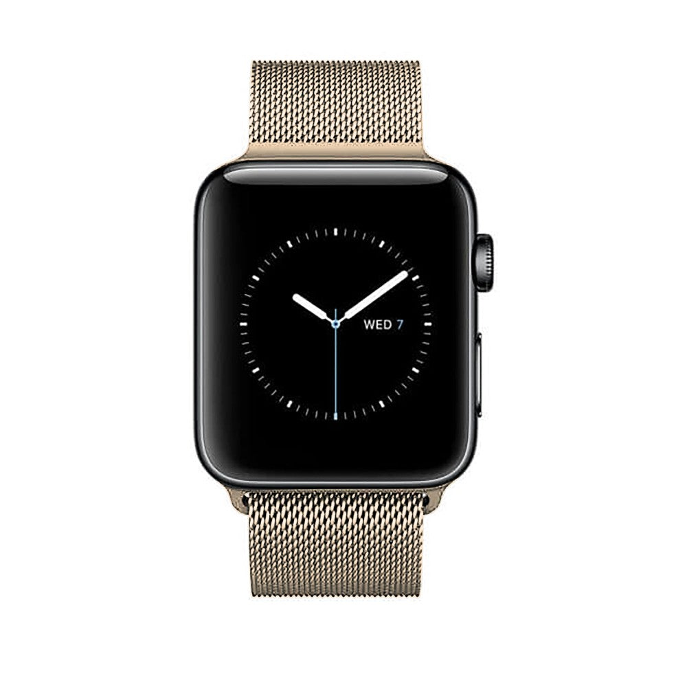 Curea Milanese Classic - Apple Watch 1/2/3/4/5/6/7/8/9/SE/Ultra 1/Ultra 2 - 42/44/45/49 MM - Official Gold