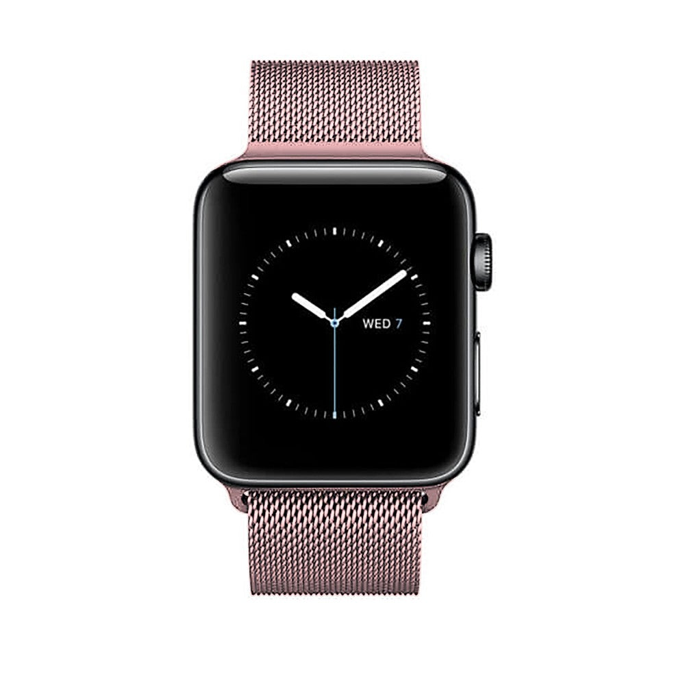 Curea Milanese Classic - Apple Watch 1/2/3/4/5/6/7/8/9/SE/Ultra 1/Ultra 2 - 42/44/45/49 MM - Rose Pink