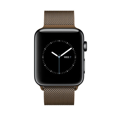 Curea Milanese Classic - Apple Watch 1/2/3/4/5/6/7/8/9/SE/Ultra 1/Ultra 2 - 42/44/45/49 MM - Brown
