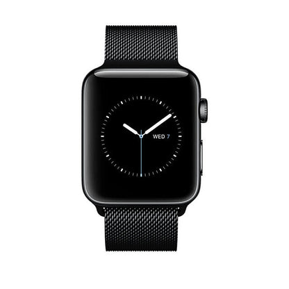 Curea Milanese Classic - Apple Watch 1/2/3/4/5/6/7/8/9/SE/Ultra 1/Ultra 2 - 42/44/45/49 MM - Black