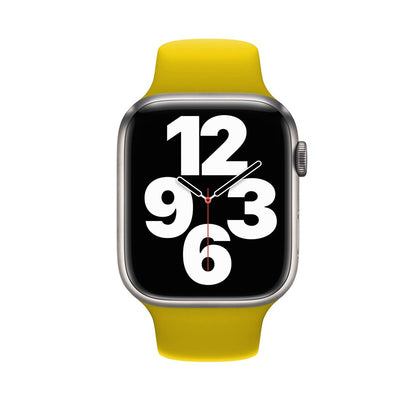 Curea Silicone Sport - Apple Watch 1/2/3/4/5/6/7/8/9/SE - 38/40/41 MM - S/M - Yellow