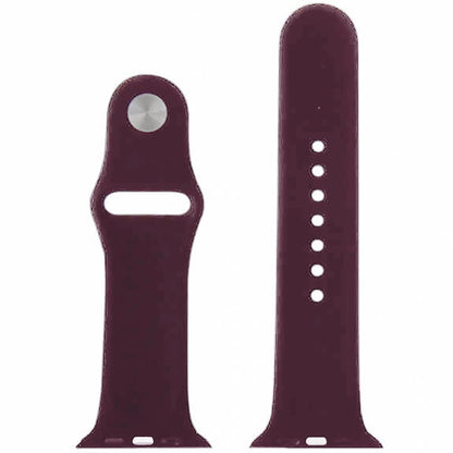 Curea Silicone Sport - Apple Watch 1/2/3/4/5/6/7/8/9/SE - 38/40/41 MM - S/M - Wine Red