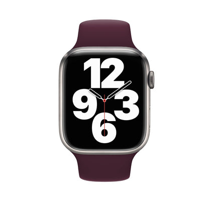 Curea Silicone Sport - Apple Watch 1/2/3/4/5/6/7/8/9/SE - 38/40/41 MM - S/M - Wine Red