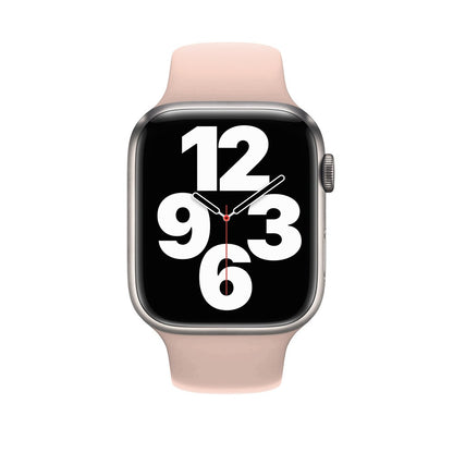 Curea Silicone Sport - Apple Watch 1/2/3/4/5/6/7/8/9/SE - 38/40/41 MM - S/M - Pink Sand