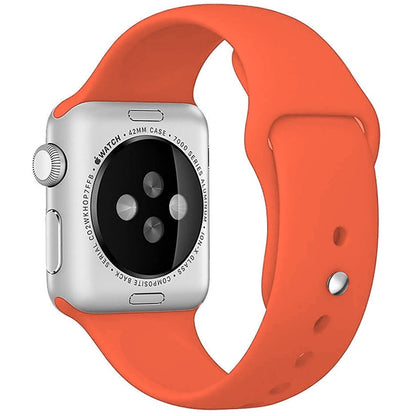 Curea Silicone Sport - Apple Watch 1/2/3/4/5/6/7/8/9/SE - 38/40/41 MM - S/M - Orange