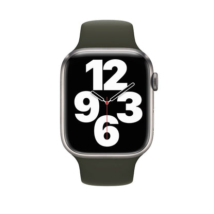 Curea Silicone Sport - Apple Watch 1/2/3/4/5/6/7/8/9/SE - 38/40/41 MM - S/M - Webster Green