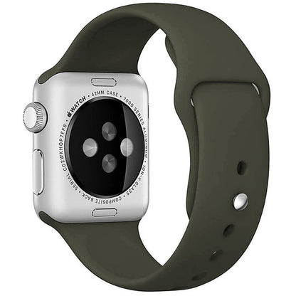 Curea Silicone Sport - Apple Watch 1/2/3/4/5/6/7/8/9/SE - 38/40/41 MM - S/M - Webster Green