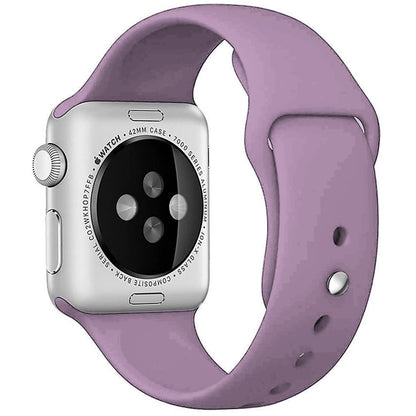 Curea Silicone Sport - Apple Watch 1/2/3/4/5/6/7/8/9/SE - 38/40/41 MM - S/M - Light Purple