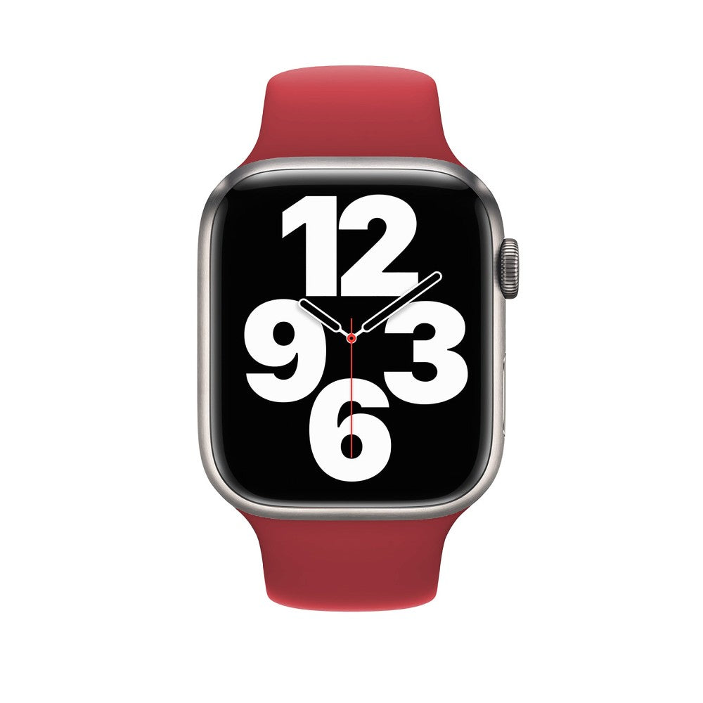Curea Silicone Sport - Apple Watch 1/2/3/4/5/6/7/8/9/SE/Ultra 1/Ultra 2 - 42/44/45/49 MM - S/M - Red