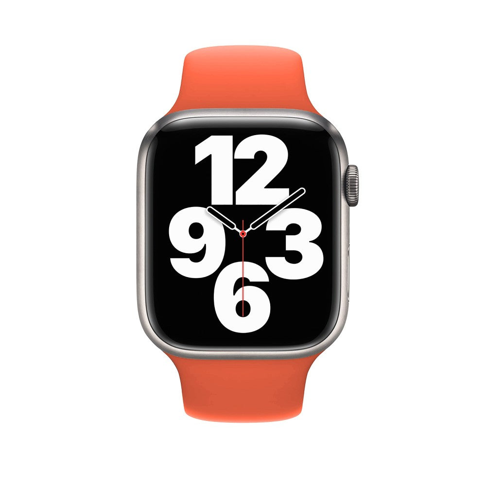 Curea Silicone Sport - Apple Watch 1/2/3/4/5/6/7/8/9/SE/Ultra 1/Ultra 2 - 42/44/45/49 MM - S/M - Orange