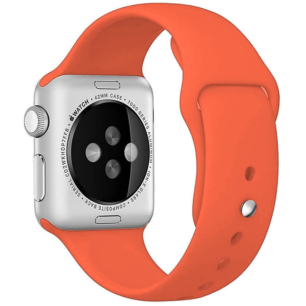 Curea Silicone Sport - Apple Watch 1/2/3/4/5/6/7/8/9/SE/Ultra 1/Ultra 2 - 42/44/45/49 MM - S/M - Orange