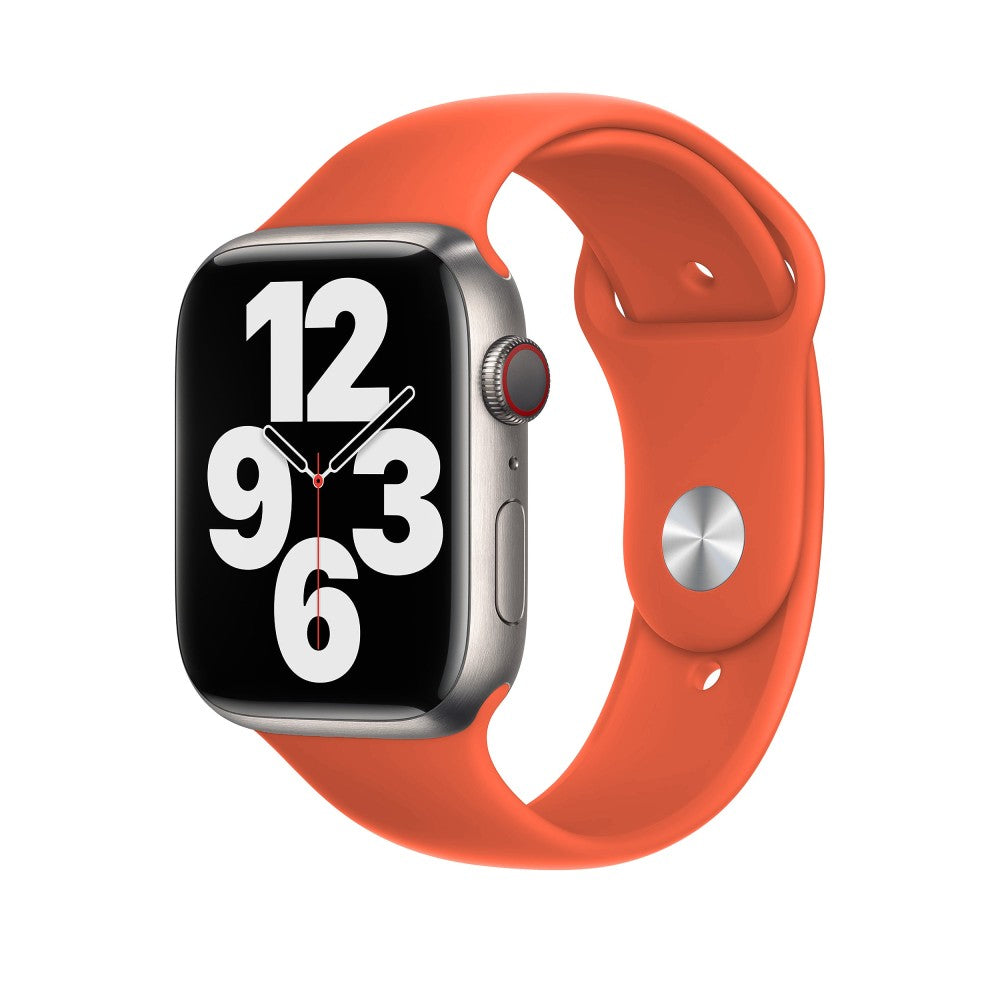 Curea Silicone Sport - Apple Watch 1/2/3/4/5/6/7/8/9/SE/Ultra 1/Ultra 2 - 42/44/45/49 MM - S/M - Orange