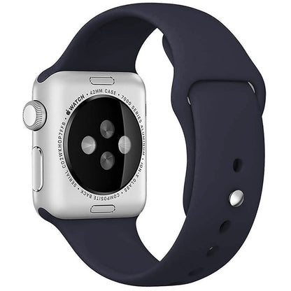 Curea Silicone Sport - Apple Watch 1/2/3/4/5/6/7/8/9/SE/Ultra 1/Ultra 2 - 42/44/45/49 MM - S/M - Midnight Blue