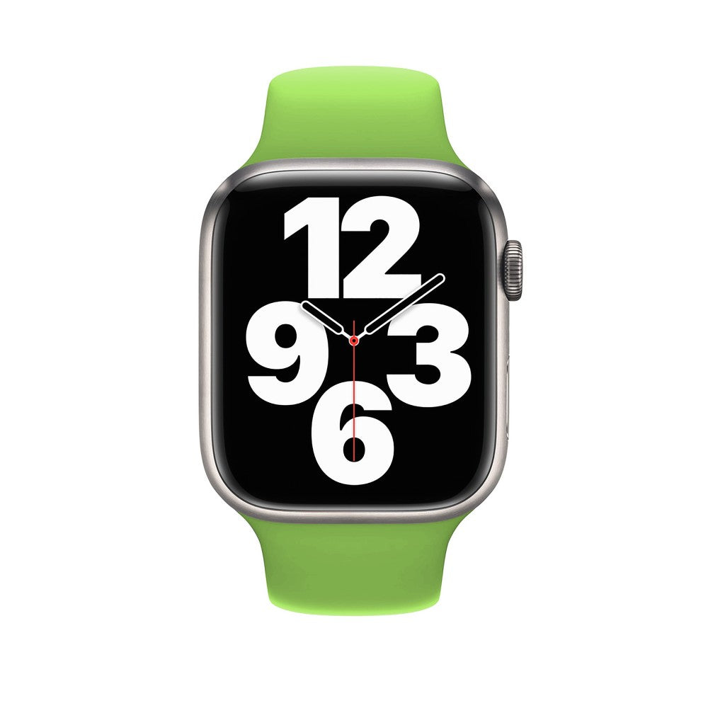 Curea Silicone Sport - Apple Watch 1/2/3/4/5/6/7/8/9/SE/Ultra 1/Ultra 2 - 42/44/45/49 MM - S/M - Acid Green