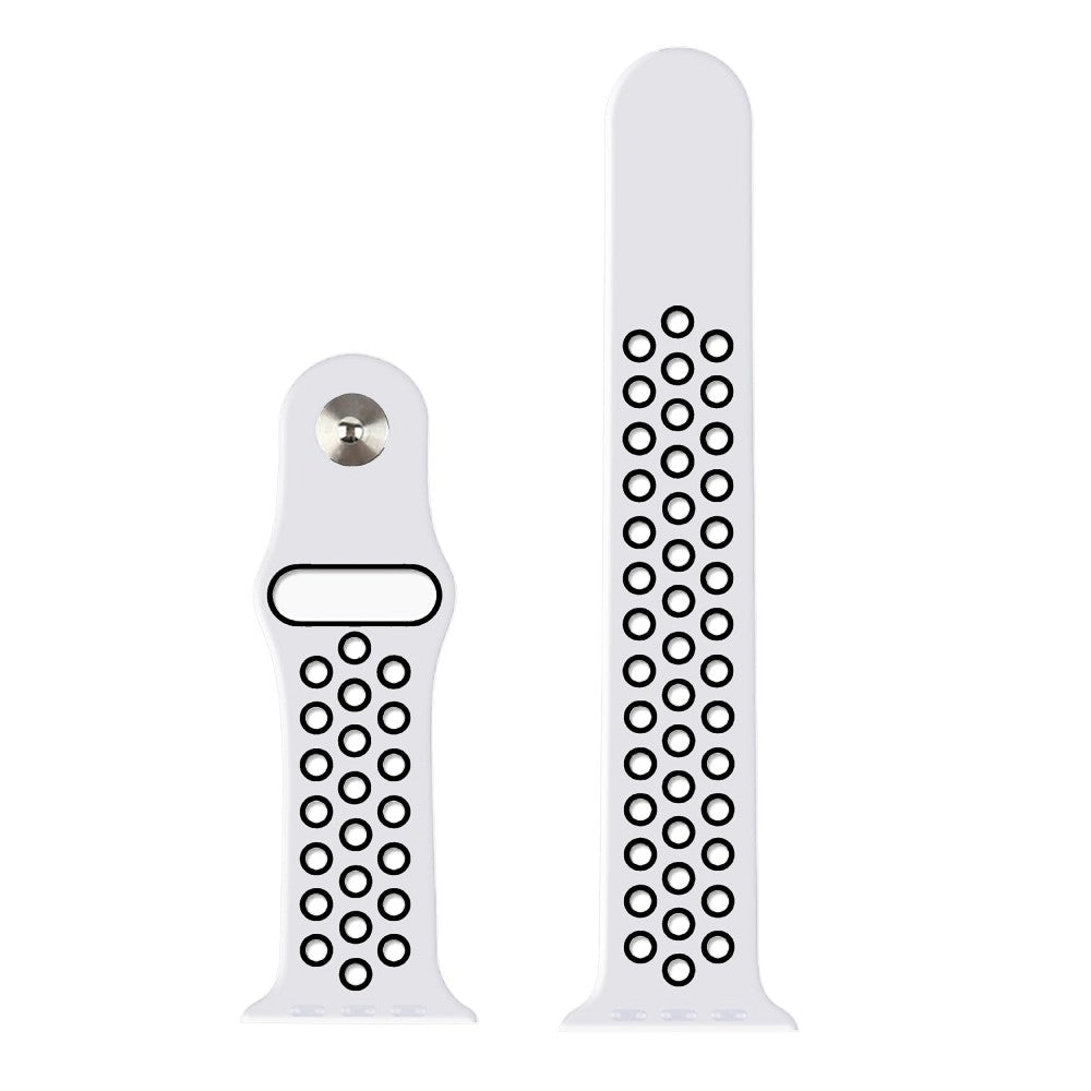 Curea Sport Loop Active - Apple Watch 1/2/3/4/5/6/7/8/9/SE - 38/40/41 MM - S/M - White/Black