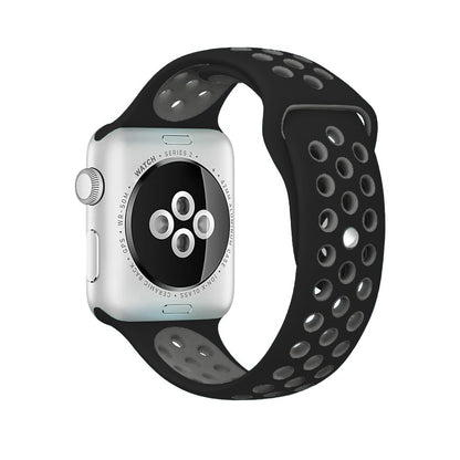 Curea Sport Loop Active - Apple Watch 1/2/3/4/5/6/7/8/9/SE/Ultra 1/Ultra 2 - 42/44/45/49 MM - S/M - Black/Grey
