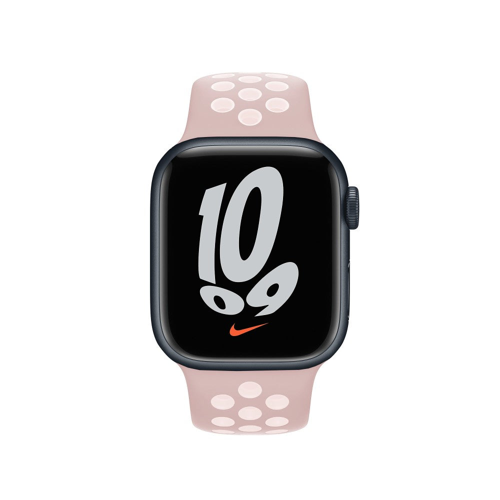Curea Sport Loop Active - Apple Watch 1/2/3/4/5/6/7/8/9/SE/Ultra 1/Ultra 2 - 42/44/45/49 MM - S/M - Light Pink/White