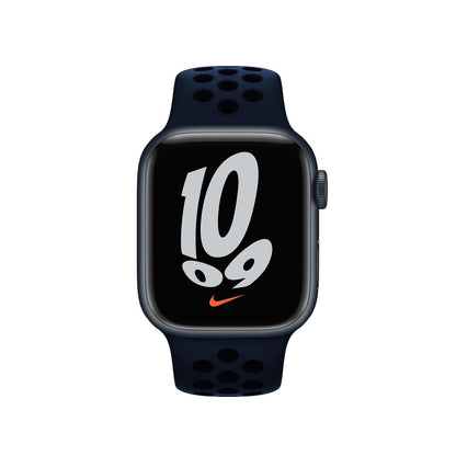 Curea Sport Loop Active - Apple Watch 1/2/3/4/5/6/7/8/9/SE/Ultra 1/Ultra 2 - 42/44/45/49 MM - S/M - Midnight Blue/Black