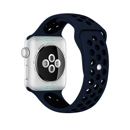 Curea Sport Loop Active - Apple Watch 1/2/3/4/5/6/7/8/9/SE/Ultra 1/Ultra 2 - 42/44/45/49 MM - S/M - Midnight Blue/Black