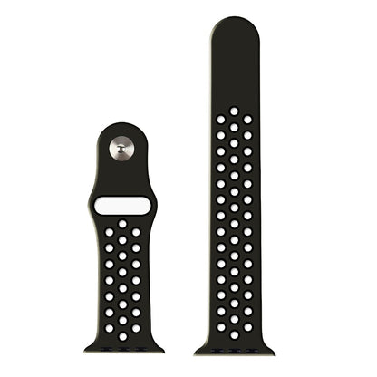 Curea Sport Loop Active - Apple Watch 1/2/3/4/5/6/7/8/9/SE/Ultra 1/Ultra 2 - 42/44/45/49 MM - S/M - Army Green/Black