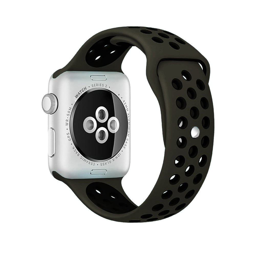 Curea Sport Loop Active - Apple Watch 1/2/3/4/5/6/7/8/9/SE/Ultra 1/Ultra 2 - 42/44/45/49 MM - S/M - Army Green/Black