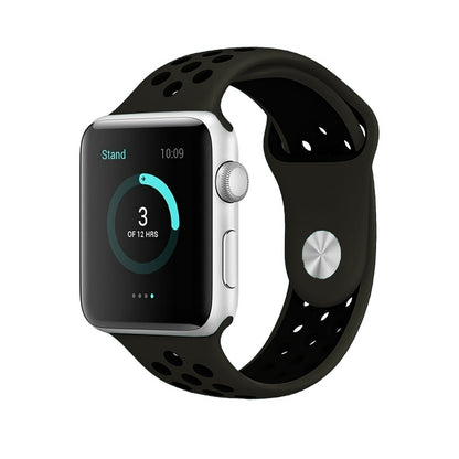 Curea Sport Loop Active - Apple Watch 1/2/3/4/5/6/7/8/9/SE/Ultra 1/Ultra 2 - 42/44/45/49 MM - S/M - Army Green/Black