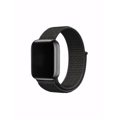Curea Nylon Classic - Apple Watch 1/2/3/4/5/6/7/8/9/SE - 38/40/41 MM - Black