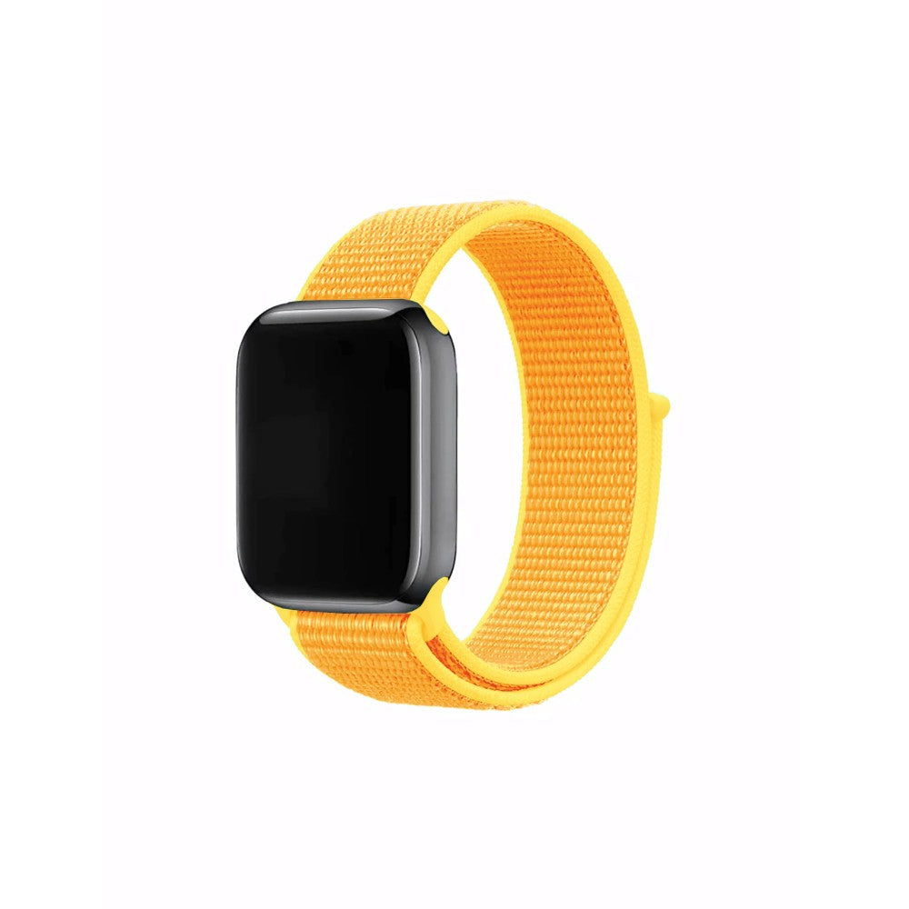 Curea Nylon Classic - Apple Watch 1/2/3/4/5/6/7/8/9/SE - 38/40/41 MM - Canary Yellow
