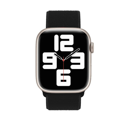 Curea Nylon Classic - Apple Watch 1/2/3/4/5/6/7/8/9/SE - 38/40/41 MM - Full Black