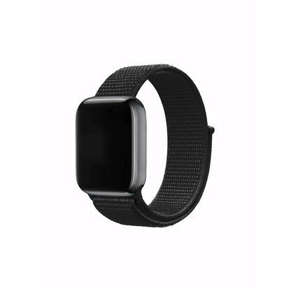Curea Nylon Classic - Apple Watch 1/2/3/4/5/6/7/8/9/SE - 38/40/41 MM - Full Black