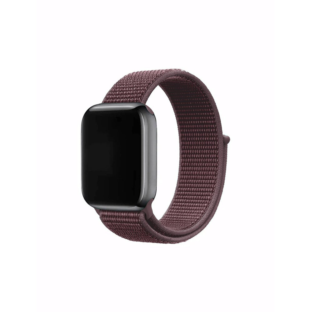 Curea Nylon Classic - Apple Watch 1/2/3/4/5/6/7/8/9/SE/Ultra 1/Ultra 2 - 42/44/45/49 MM - Rosy Brown