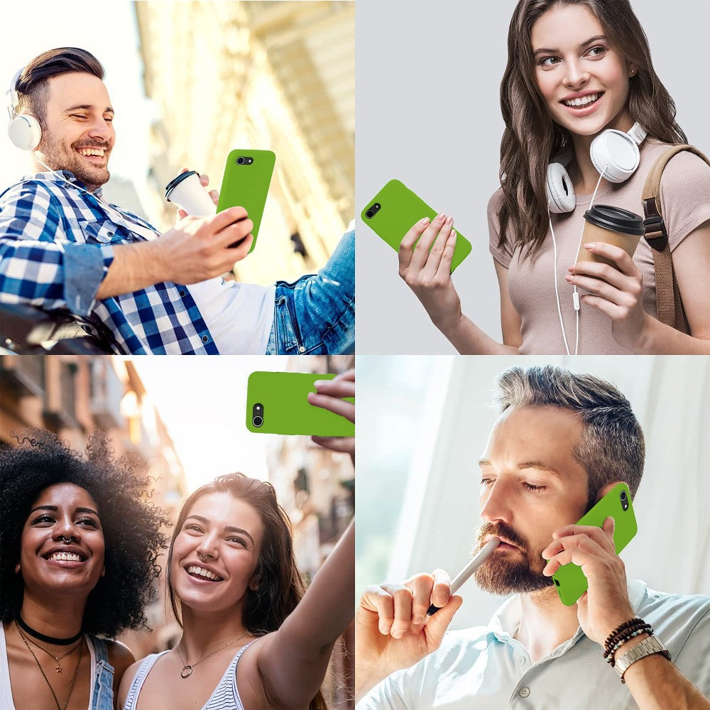 Husa Soft Silicone - iPhone 7/8/SE2 - Acid Green